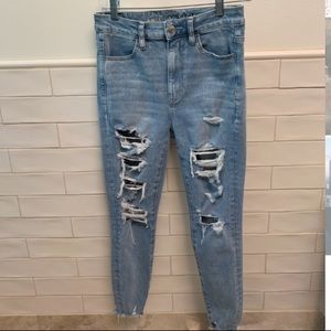 American eagle high waisted jeans